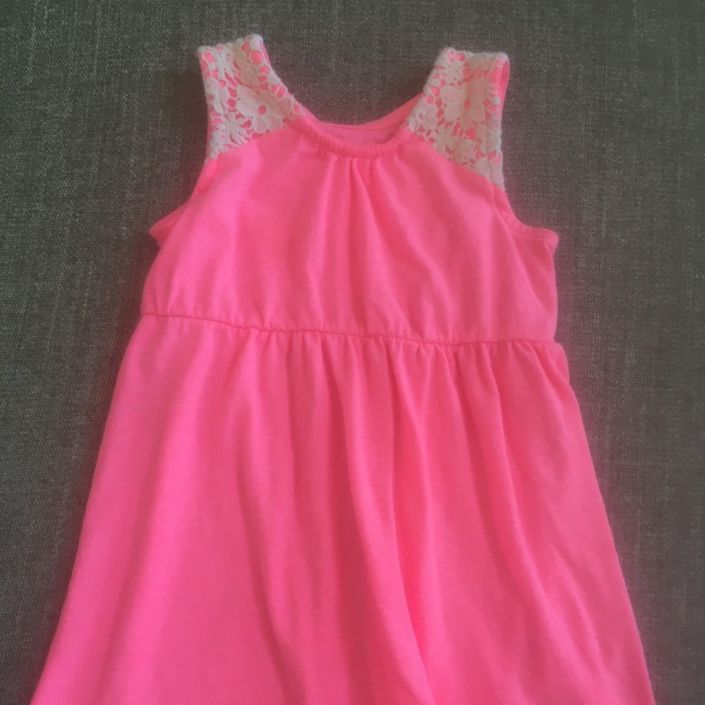 Girls hot pink sundress 24 months